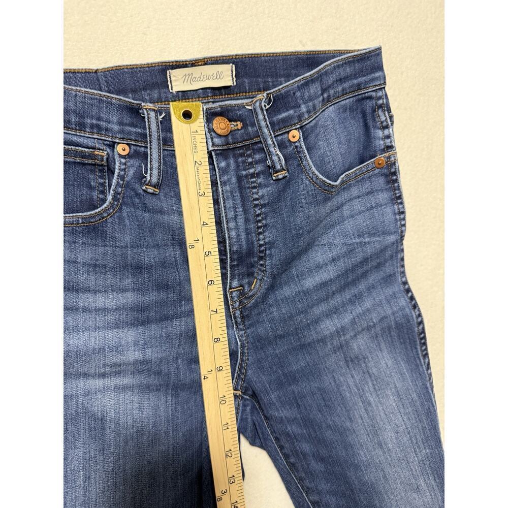Madewell 10” High Rise Curvy Skinny Jeans Size 27 Medium Wash Stretch Denim - Picture 9 of 9